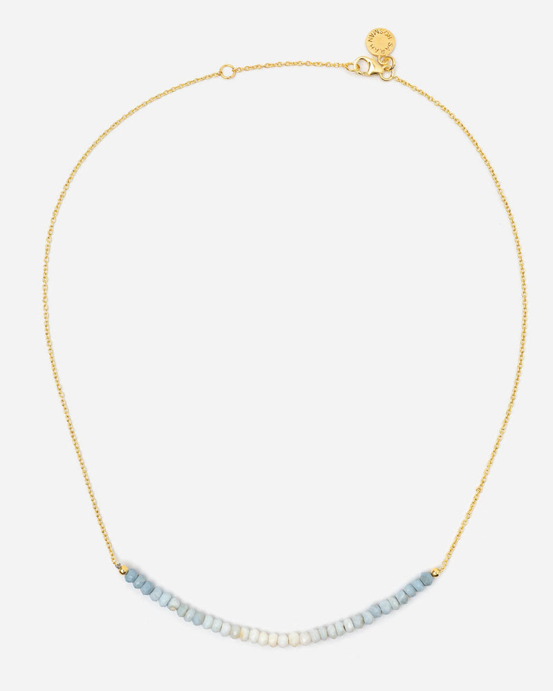 Halskette Small Collier - Hellblauer Opal