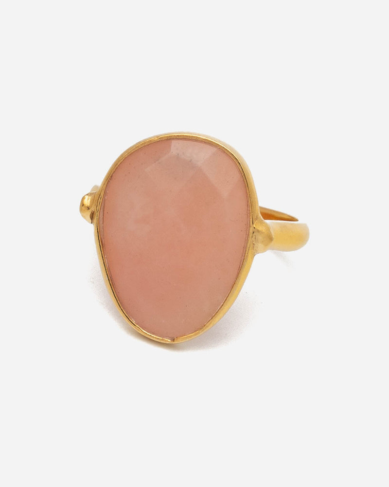 Ring Oval 17 mm - Rosa Opal